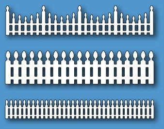 Stanzschablone Fanciful Fences