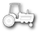 Stanzschablone Covered Tractor