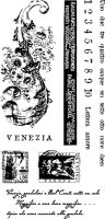 Venezia Correspondence - Clear Stamp Set
