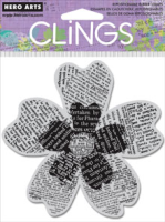Cling - Newspaper Flower