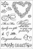 Two Hearts Wedding Clear Set