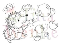 Hedgehog Popping Bubbles
