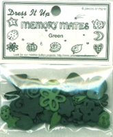 Memory Mates Green Buttons