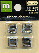 Ribbon Charms Mini Square 2