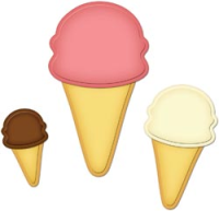 Shapeabilities - Nested Ice Cream Cones