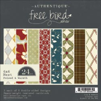 Free Bird Double-Sided Paper Pad - Poised & Warm 6" x 6"