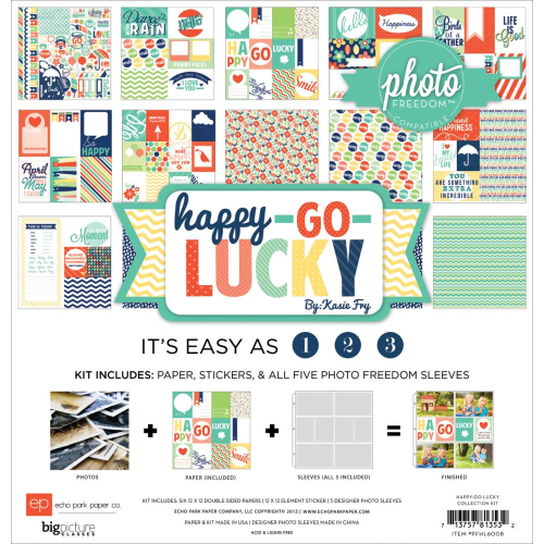 Photo Freedom Happy Go Lucky Collection Kit 12"X12"