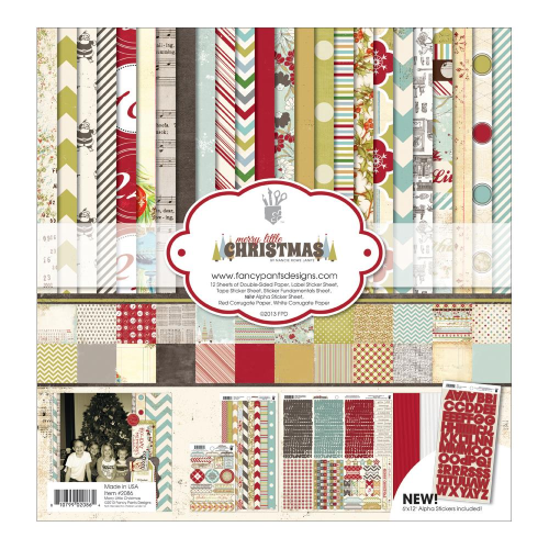 Merry Little Christmas Collection Kit 12"X12"