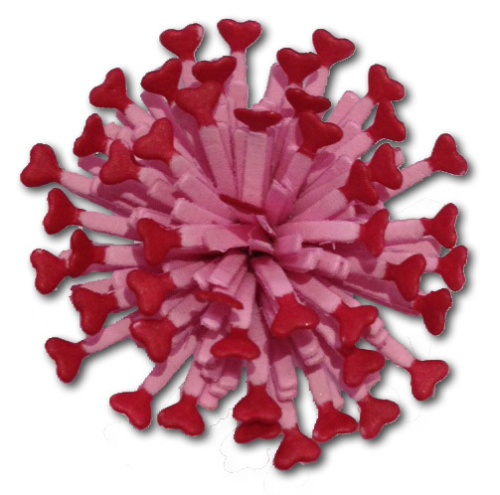 Stanzschablone Small Heart Lollipop Fringe