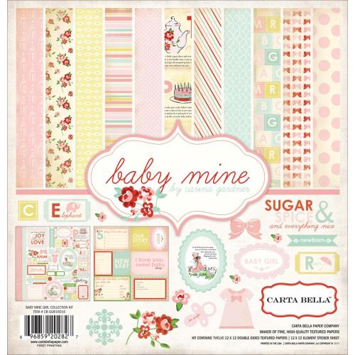 Baby Mine Girl Collection Kit 12"x12"