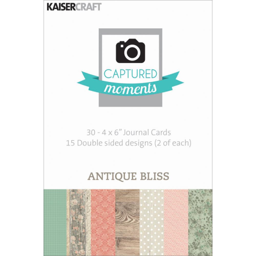Captured Moments Double-Sided Cards 4"X6" - Antique Bliss
