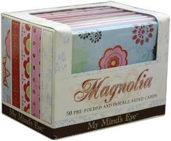 My Mind's Eye Boxed Cards - Magnolia
