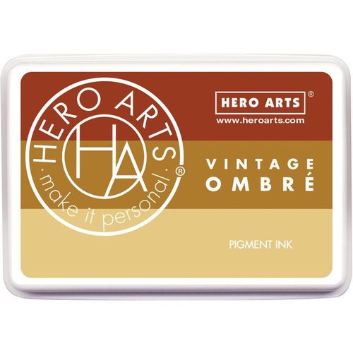 Hero Arts Ombre Ink Pad - Vintage Metallic Rust