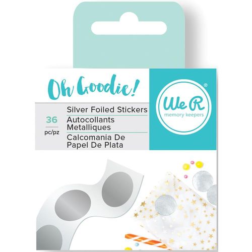 Oh Goodie! Foil Stickers - Silver Circle