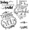Sizzix Framelits Dies with Stamps - Thanks For Being You