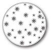 Stanzschablone Stitched Snowflake Circle