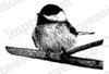 Cling - Fluffy Bird Branch small