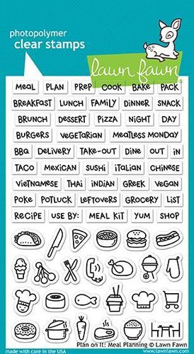 Clear Stamp - Plan on It: Meal Planning
