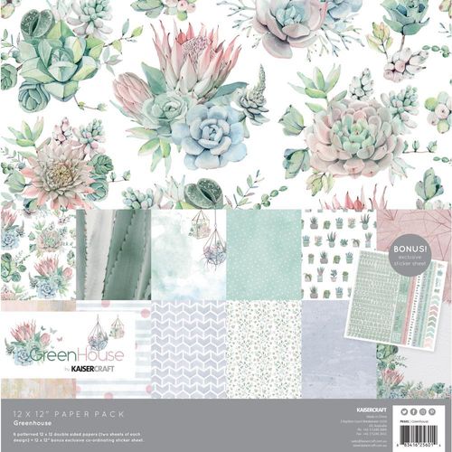 Greenhouse Paper Pack 12"x12"