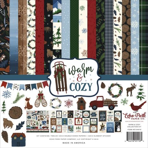 Warm & Cozy Collection Kit 12"x12"