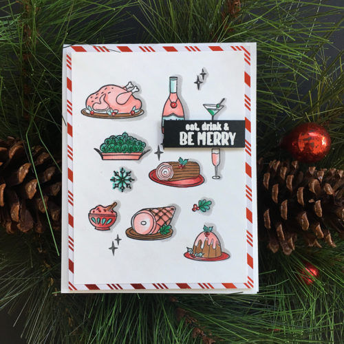 Holiday Meal Stamp & Cut