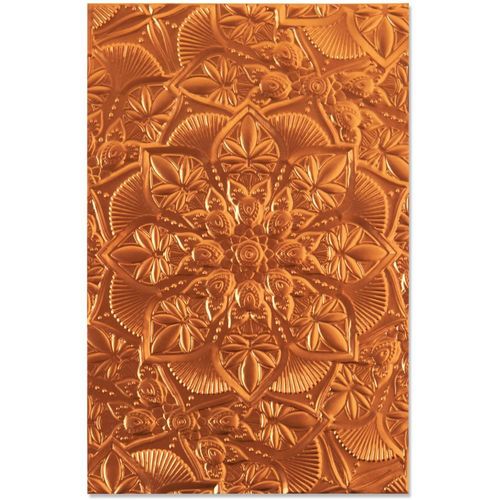Textured Impressions Embossing Folder - Floral Mandala
