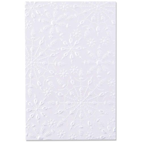 Textured Impressions Embossing Folder - Jeweled Snowflakes