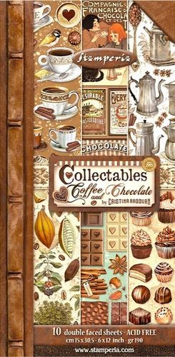 Coffee and Chocolate Collectables 6"x12" Paper Pack