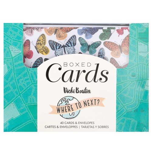 Vicki Boutin Where To Next Cards W/Envelopes