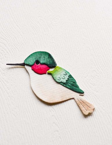 Stanzschablone Layered Hummingbird