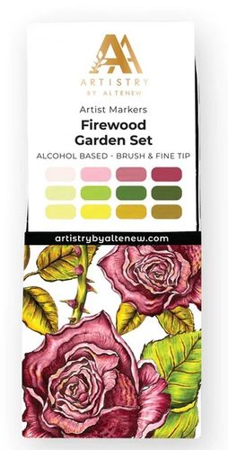 Firewood Garden Artist Alcohol Markers Set M