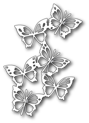 Stanzschablone Fairyland Butterflies