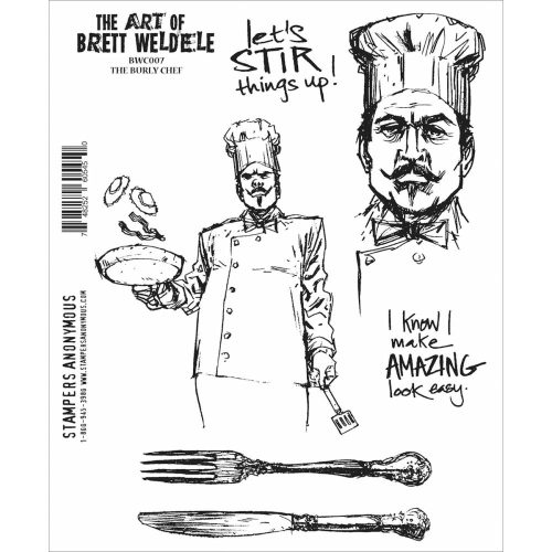 The Burly Chef (Cling Set)