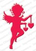 Stanzschablone Cupid with Heart