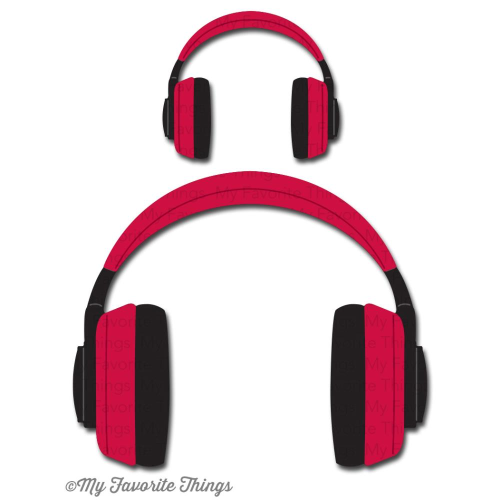 Stanzschablone - Headphones