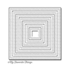 Stanzschablone - Inside & Out Diagonal Stitched Square