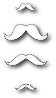 Stanzschablone Moustache Set