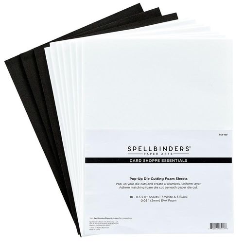 Spellbinders Essentials Foam Sheets 8.5"X11"