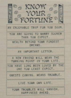 Know Your Fortune