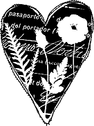 Floral Document Heart