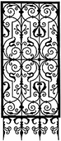 Md. Wrought Iron Grille