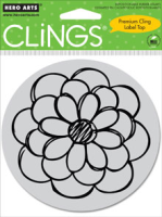 Cling - Hand Drawn Flower