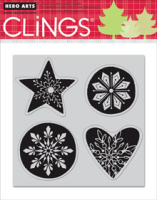 Cling - Snowflake Shapes (4)