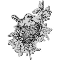 Cling - Nestled Bird