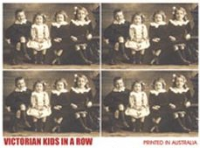 Victorian Kids in a Row groß