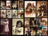 Collage-Sammlung "Hello Dolly"