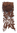Felt Fusion Leaves Brown 6,9cm