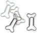 Dog Bone Paperclips pewter/antique copper