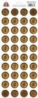 Sticker Walnut Numbers