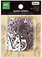 Eyelet Letters Classic